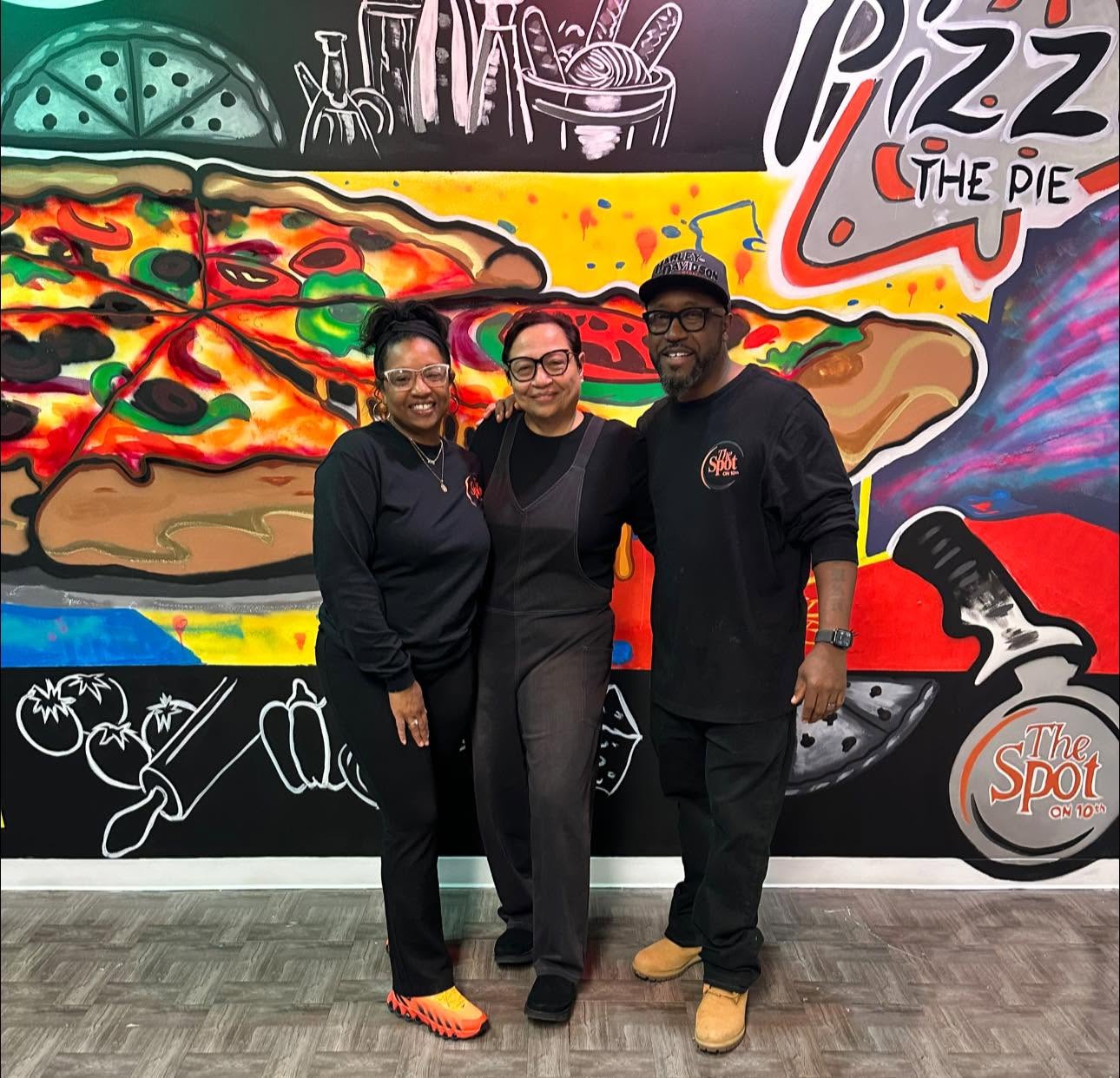 A joyful family-style gathering at The Spot on 10th